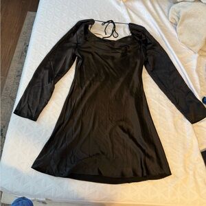 Astr The Label Elegant Black Long Sleeve Dress